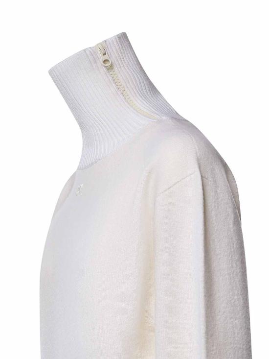 26FW 쿠레쥬 탑 326MPU293FI00621200 WHITE - COURREGES