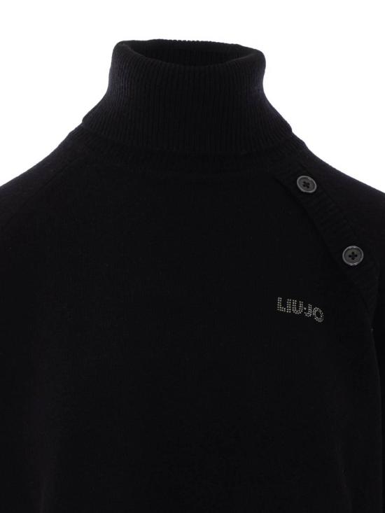 26FW 리우조 탑 WF6369MS00922222NERO BLACK - LIU JO