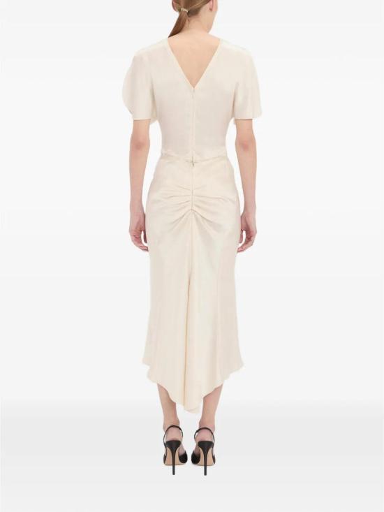 26FW 빅토리아 베컴 미디 스커트 1126WSK006985AELDERFLOWER WHITE - VICTORIA BECKHAM