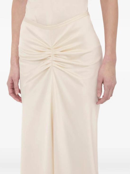 26FW 빅토리아 베컴 미디 스커트 1126WSK006985AELDERFLOWER WHITE - VICTORIA BECKHAM