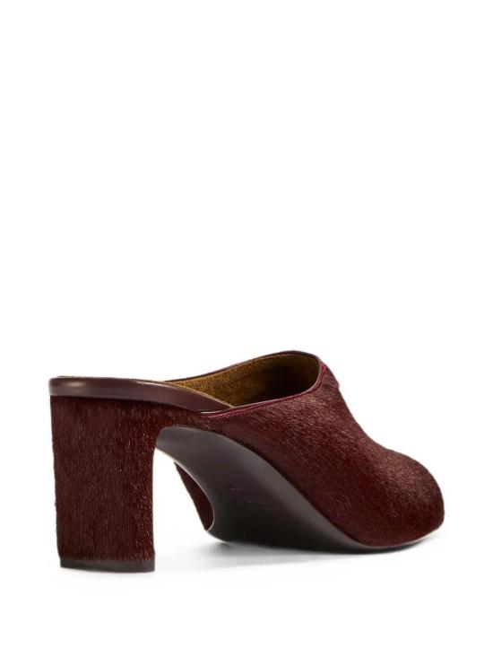 26FW 케이트 콜트 로우 뮬 F6029760585 RED - KHAITE