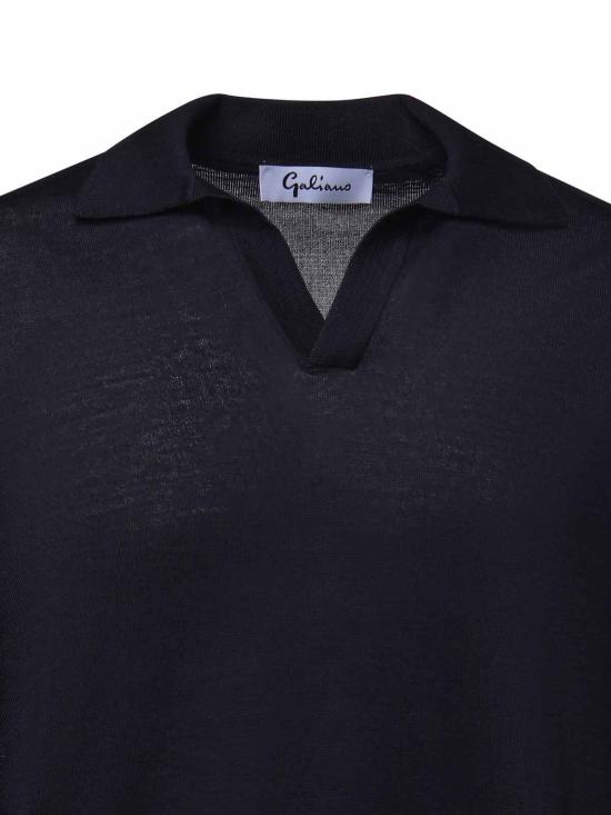 26FW 줄리아노 갈리아노 폴로 티셔츠 1451343189598 DARK BLUE - GIULIANO GALIANO