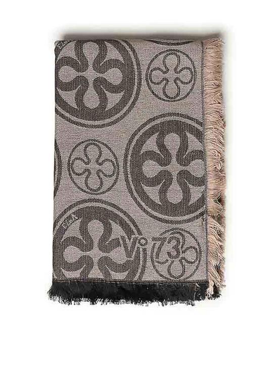 26FW 브이73 머플러/스카프 73SP8FT02CAROLINENATURALENERO BEIGE