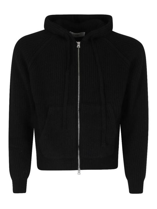 26FW 던스트 집업 니트 UDSW6C104BKBLACK