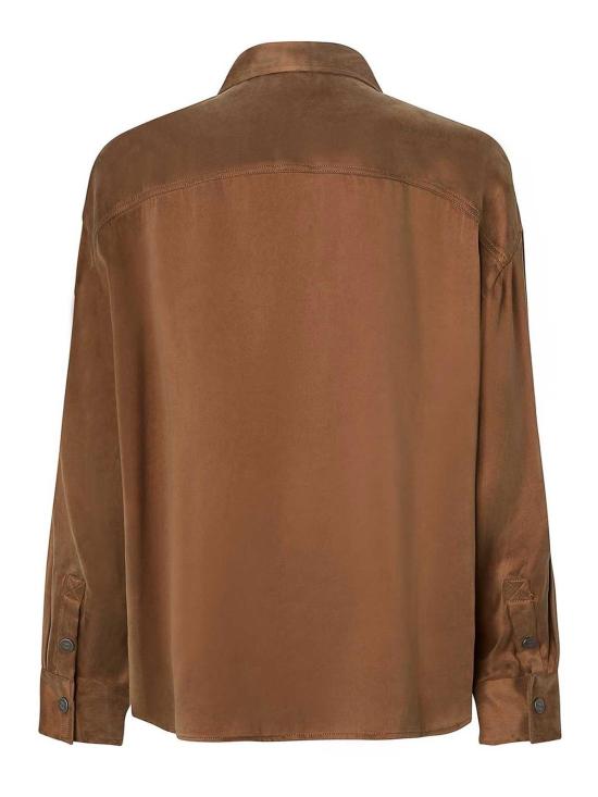26FW 핑코 셔츠 107169A3F8M10 BROWN - PINKO