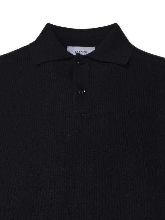 26FW 라르디니 폴로 티셔츠 ACLPML70AC67023999 BLACK - LARDINI
