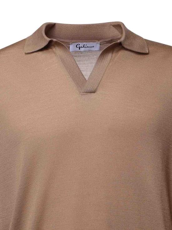26FW 줄리아노 갈리아노 폴로 티셔츠 1451343189123 BEIGE - GIULIANO GALIANO