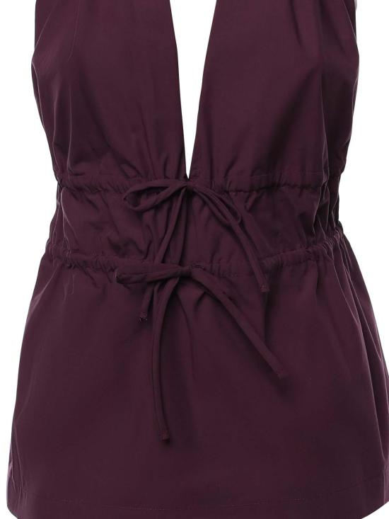 26SS 오또다메 민소매 티셔츠 DT9261BORGOGNA BURGUNDY - OTTOD'AME