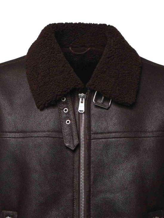 26FW 돈답 가죽 자켓 JU026PL0547UXXX737 BROWN - DONDUP