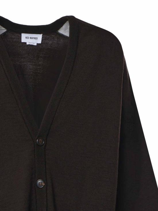 26FW 헤드 메이너 가디건 HMMD75146AHD619210 BROWN - HED MAYNER