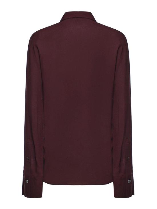 26FW 핑코 셔츠 107297A3HDRR7 DARK RED - PINKO