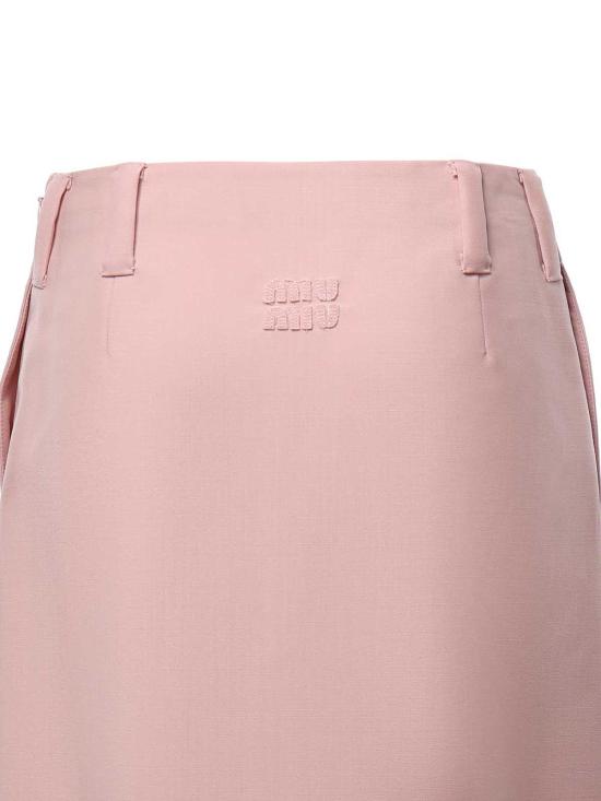 26FW 미우미우 키드 모헤어 스커트 MG275812I1F0924 PINK - MIU MIU