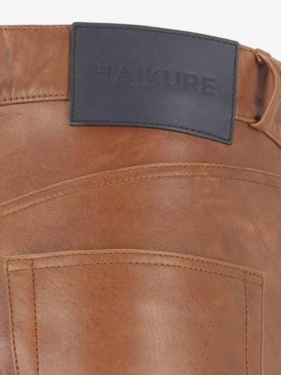 26FW 하이쿠레 가죽 팬츠 HEW03338PL008TPC0081 BROWN - HAIKURE