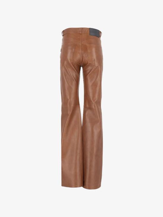 26FW 하이쿠레 가죽 팬츠 HEW03338PL008TPC0081 BROWN - HAIKURE
