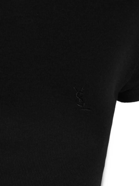 26FW 생로랑 반팔 티셔츠 869630Y38BD1000 BLACK - SAINT LAURENT