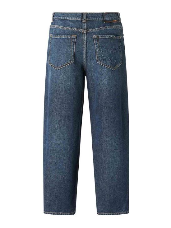 26FW 핑코 스트레이트 팬츠 103857A3HEPJC BLUE - PINKO