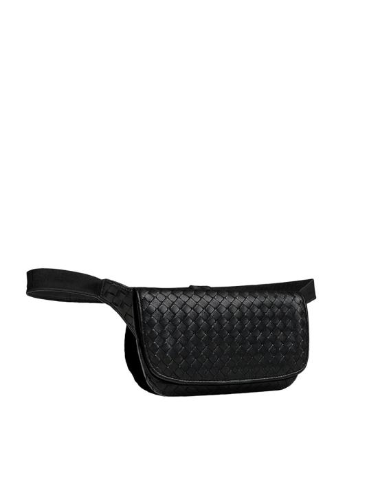 26FW 보테가베네타 베네토 벨트백 876334V6SE01208 BLACK - BOTTEGA VENETA