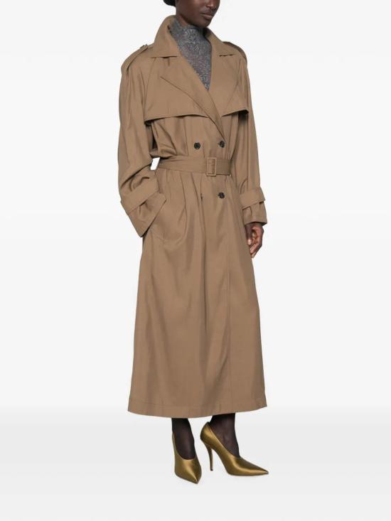 26FW 생로랑 트렌치 코트 822838YZ9BH2319 BROWN - SAINT LAURENT