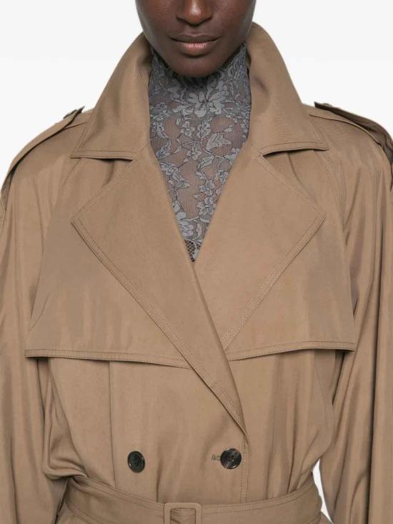 26FW 생로랑 트렌치 코트 822838YZ9BH2319 BROWN - SAINT LAURENT