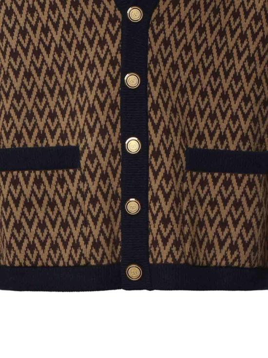 26FW 발렌티노 가라바니 가디건 9V3KA04IAR10PF BROWN - VALENTINO GARAVANI