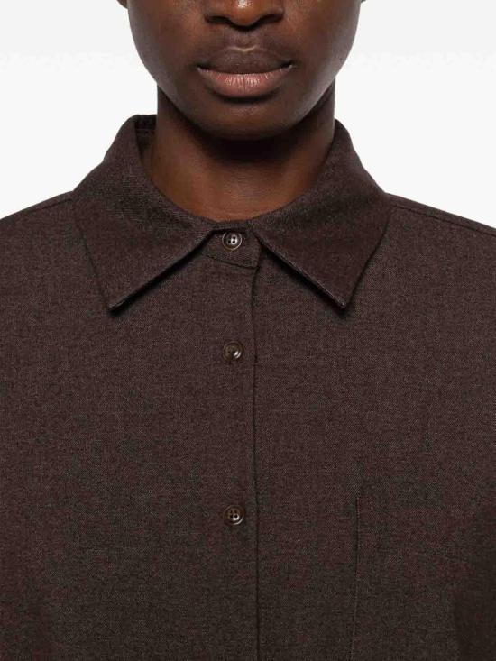 26FW 엘레 셔츠 EFW260228MORO DARK BROWN - ELEH