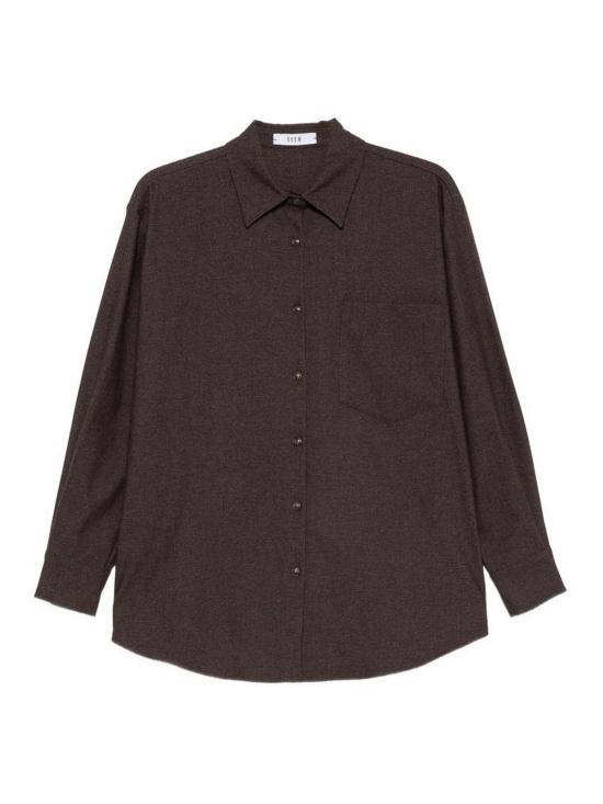 26FW 엘레 셔츠 EFW260228MORO DARK BROWN