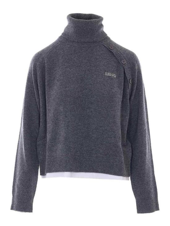 26FW 리우조 탑 WF6369MS00902050GRIGIOMDMELANGE GREY