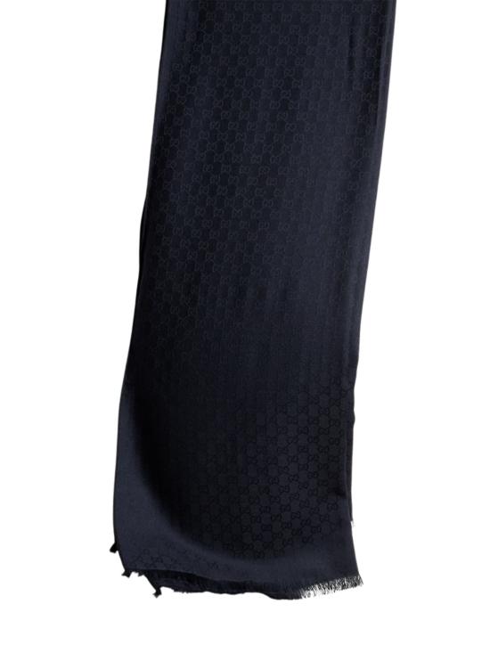 26FW 구찌 GG 울 실크 자카드 스카프 870543 4GAK34060 NAVY - GUCCI
