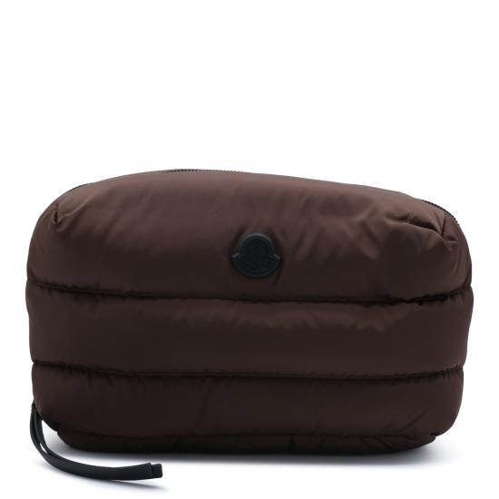 26FW 몽클레어 카라독 퀼티드 파우치 L209A6A00003 M6275262 BROWN