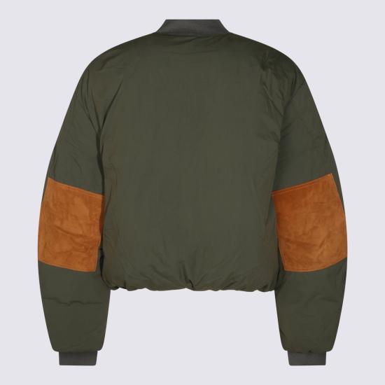 26FW 아크네 스튜디오 다운 봄버 자켓 B90897 CA3 CEDAR GREEN - ACNE STUDIOS