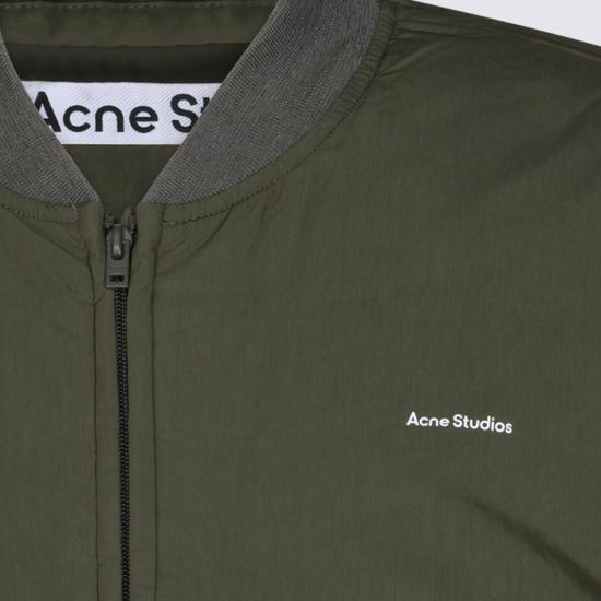 26FW 아크네 스튜디오 다운 봄버 자켓 B90897 CA3 CEDAR GREEN - ACNE STUDIOS
