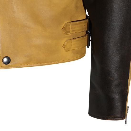 26FW 펜디 가죽 자켓 FPJ164 B1OXF1XR0 YELLOW BLACK - FENDI