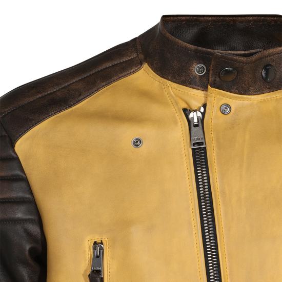 26FW 펜디 가죽 자켓 FPJ164 B1OXF1XR0 YELLOW BLACK - FENDI