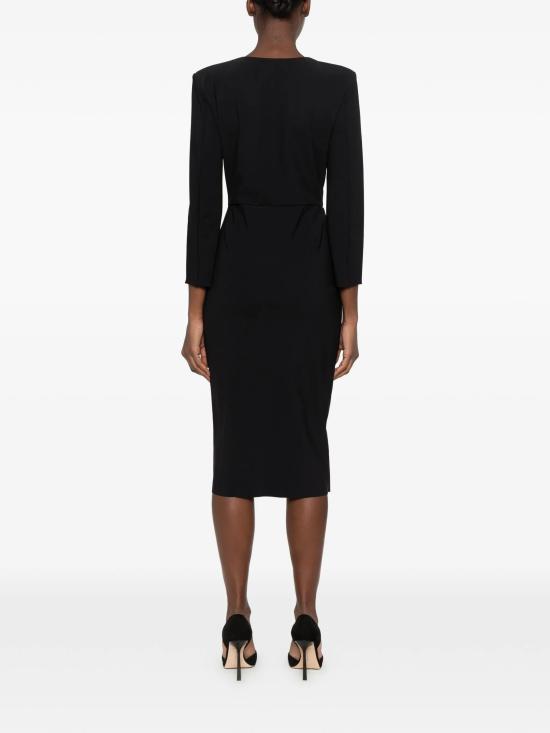 26FW 키아라보니 미디 원피스 ABCBALUBR BS 37 NERO - CHIARA BONI