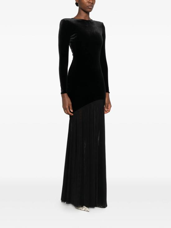 26FW 키아라보니 미디 원피스 ABLJANINAILVELV BS 37 NERO - CHIARA BONI