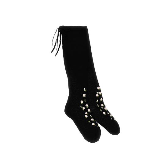 26FW 프라다 양말 66630SCMO6664 Black - PRADA
