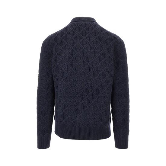 26FW 피아젠차 니트웨어 M1320041001CC032 Blue - PIACENZA 1733