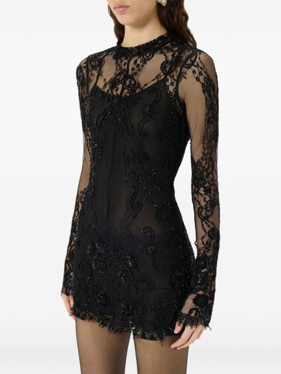 26FW 블루마린 미디 원피스 RF6062 J161622222 NERO - BLUMARINE