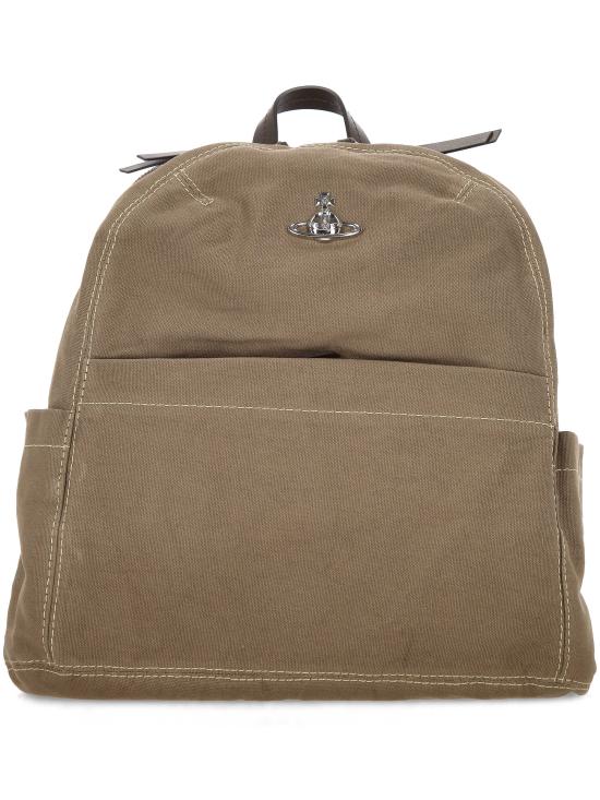 26FW 비비안웨스트우드 백팩 4A02000CU W01AYM410 ARMY GREEN
