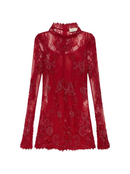 26FW 블루마린 미디 원피스 RF6062 J1616X0824 LIPSTICK RED