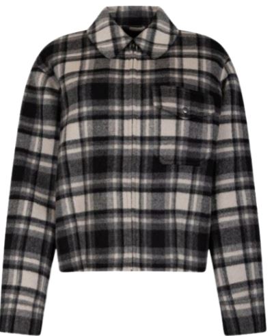 26FW 울리치 수트 자켓 CFWWOS2038FR UT54178744 WHITE BLACK CHECK