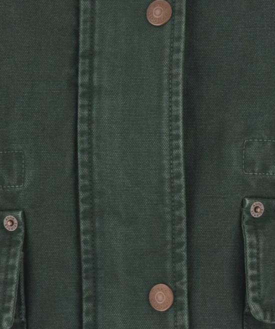 26FW 아크네 스튜디오 워싱 캔버스 블루종 자켓 A90755 AAX DARK GREEN - ACNE STUDIOS
