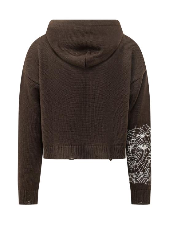 26FW 지씨디에스 후드 티셔츠 C2MBQF157K155 392U TURKISH COFFEE BONE - GCDS