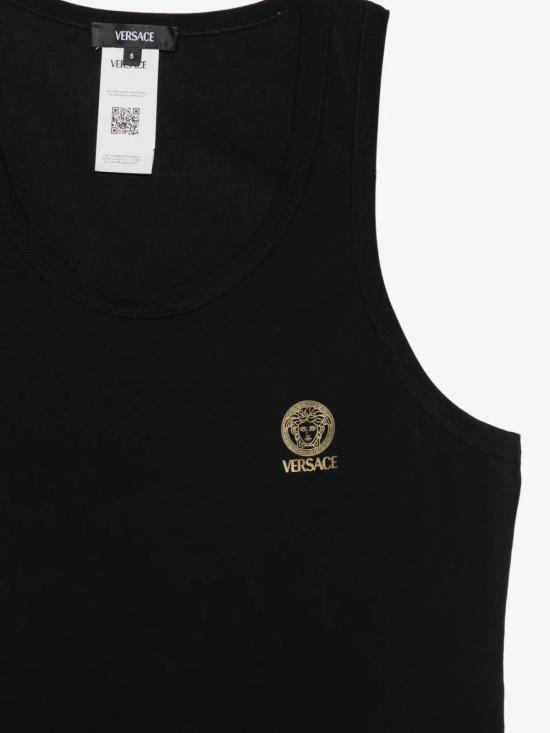 26FW 베르사체 민소매 티셔츠 AUU010121A18907 A1008 NERO - VERSACE
