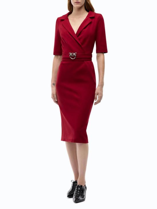 26FW 핑코 수트 자켓 107475A3AHR59 RED - PINKO