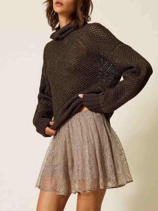 26FW 트윈셋 터틀넥 262TF301013611 BROWN - TWINSET
