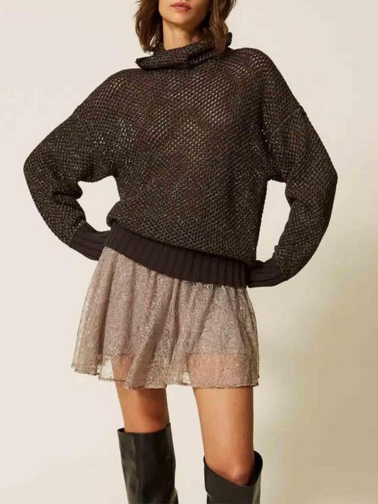 26FW 트윈셋 터틀넥 262TF301013611 BROWN - TWINSET