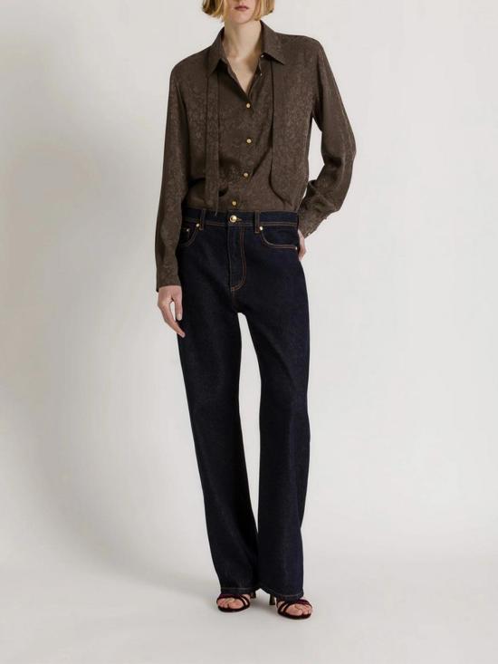 26FW 알베르타 페레티 셔츠 022266260500 BLACK - ALBERTA FERRETTI