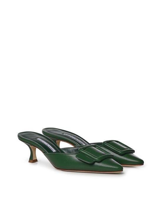 26FW 마놀로 블라닉 뮬/슬리퍼 21902553097 GREEN - MANOLO BLAHNIK