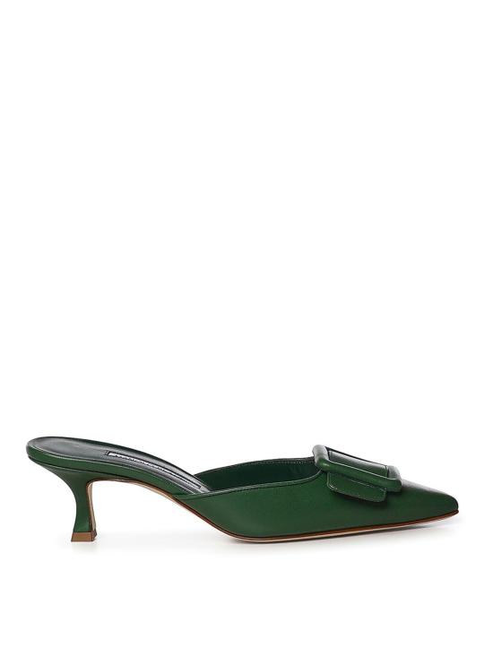 26FW 마놀로 블라닉 뮬/슬리퍼 21902553097 GREEN